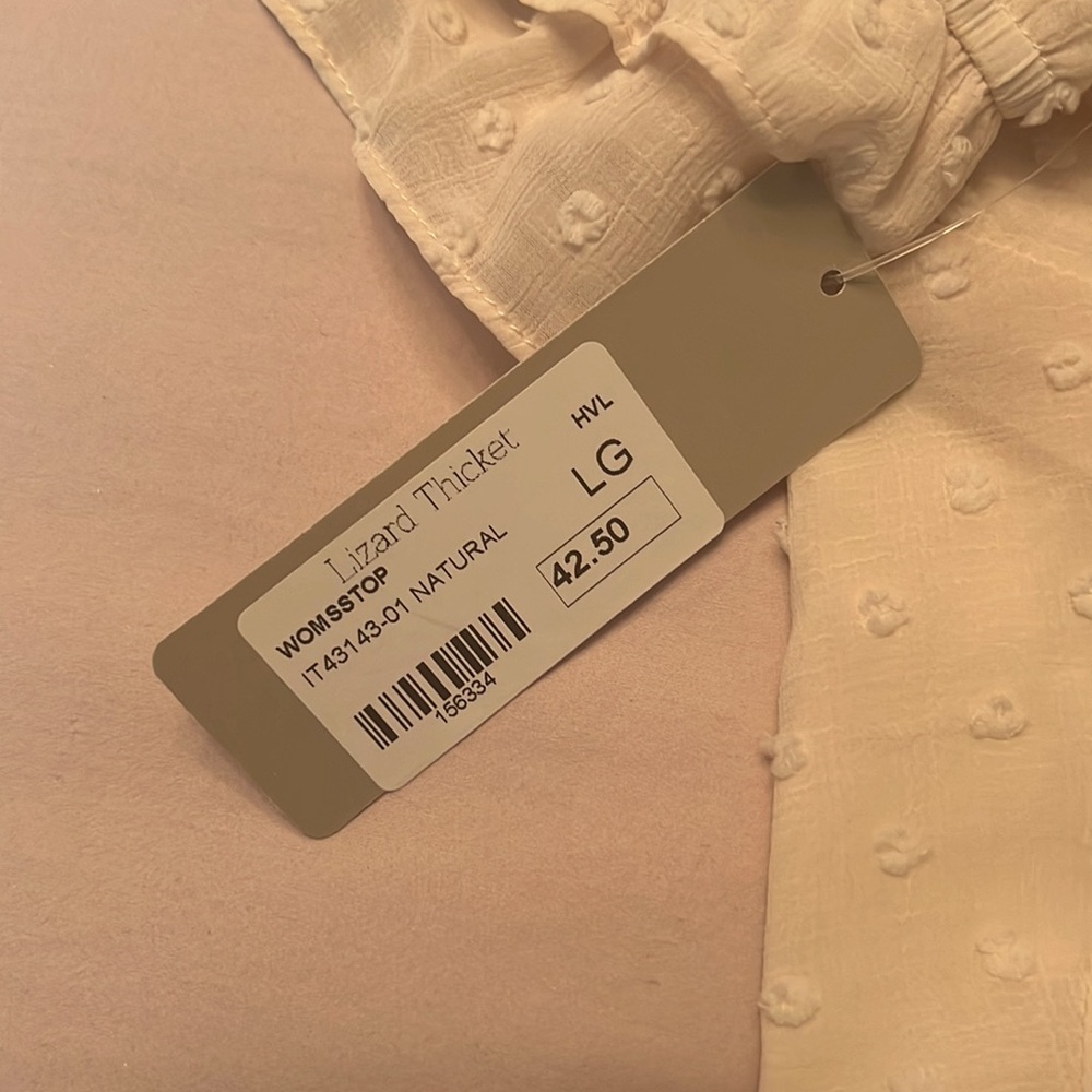 Lizard Thicket blouse ruffle - Picture 3 of 3